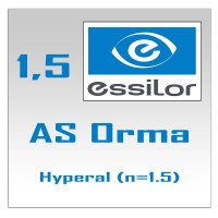 Однофокальные полимерные линзы AS Orma Hyperal (n=1.5)