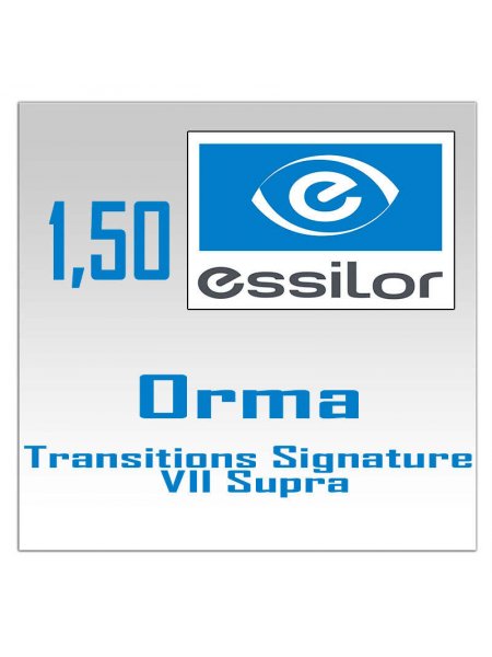 Однофокальные полимерные фотохромные линзы 1.5 Orma Transitions Signature VII Supra 