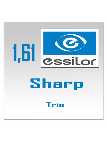 Однофокальные полимерные линзы Sharp 1.61 Trio 