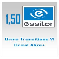  Фотохромные линзы 1.50 Orma Transitions Sign VII Crizal Alize + UV Essilor