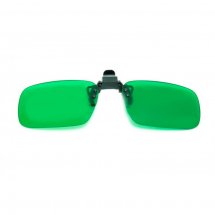 Клипон на очки зелёный (глаукома)