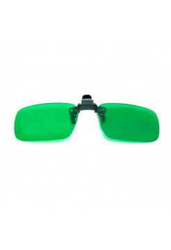 Клипон на очки зелёный (глаукома)